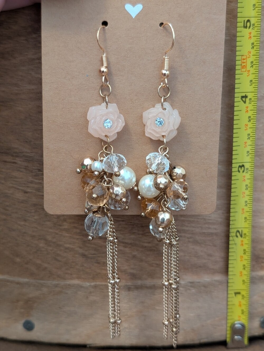 Floral Dangle Earrings NEW
